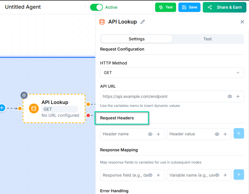 Headers api